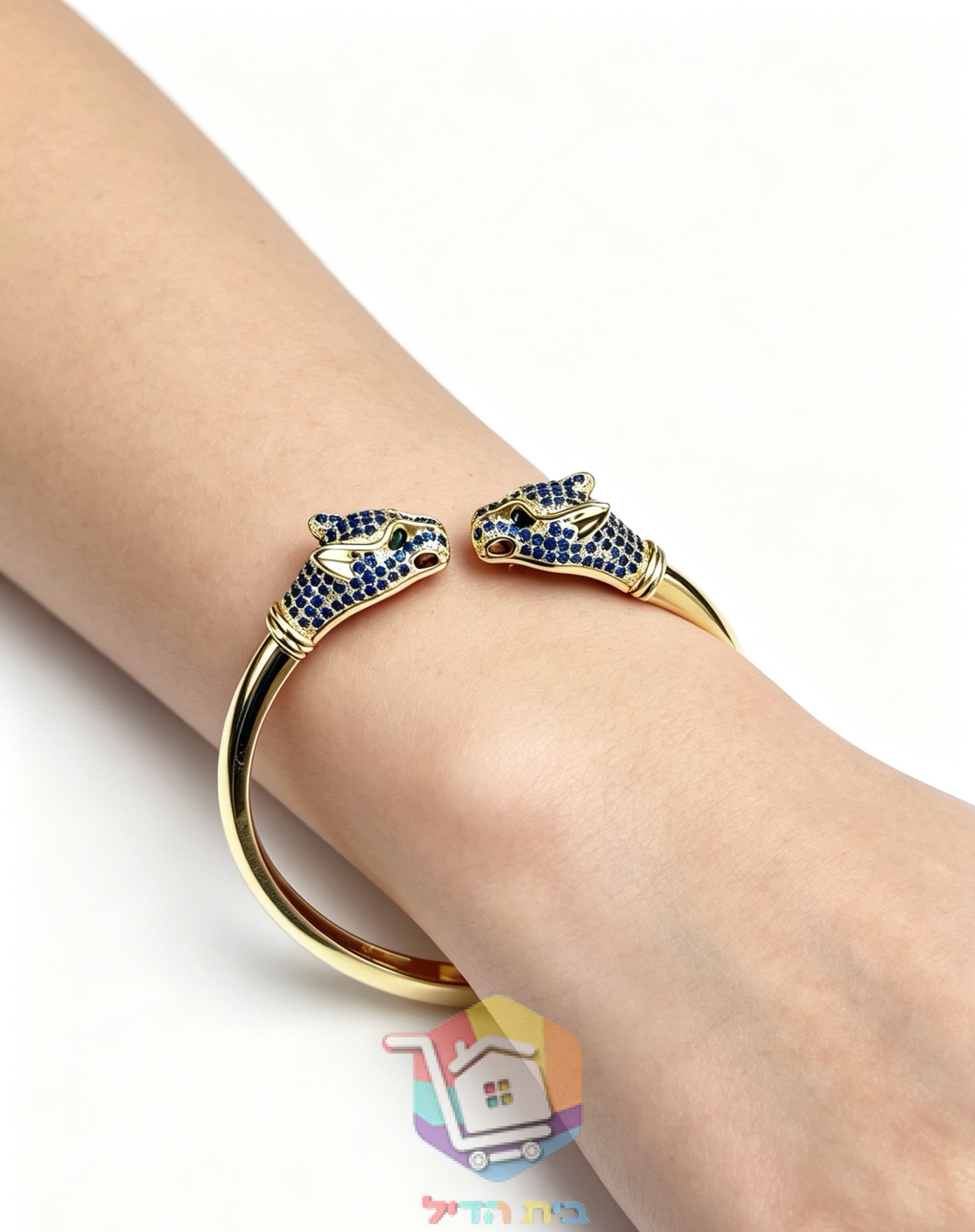 Cartier Armreif mit zwei Pantherköpfen