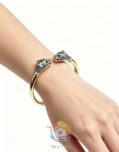 Cartier Armreif mit zwei Pantherköpfen 5