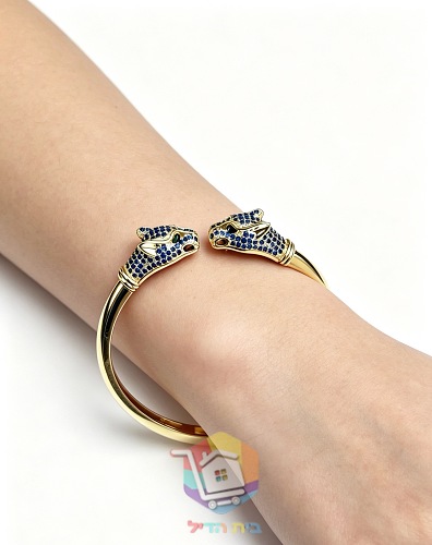 Cartier Armreif mit zwei Pantherköpfen