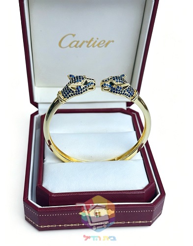 Cartier Armreif mit zwei Pantherköpfen 8
