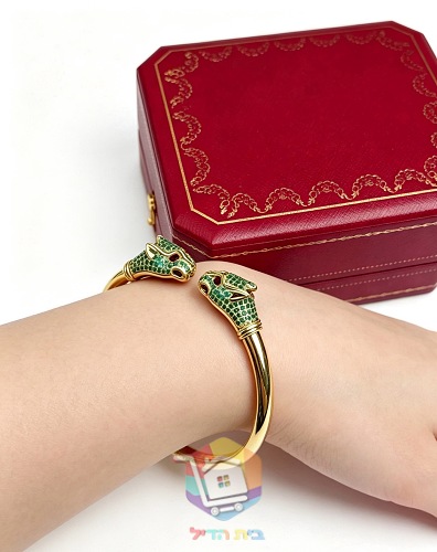 Cartier Armreif mit zwei Pantherköpfen 12