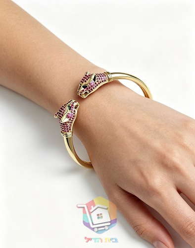Cartier Armreif mit zwei Pantherköpfen 20