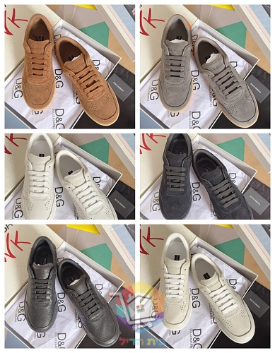 Dolce & Gabbana Sneaker aus perforiertem Leder, in sechs Farben 49