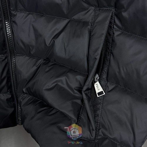 מעיל פוך Polo Ralph Lauren Colden Packable שנארז לכיס, עם צווארון עומד או קפוצ'ון, כחול כהה או שחור, תמונה 4