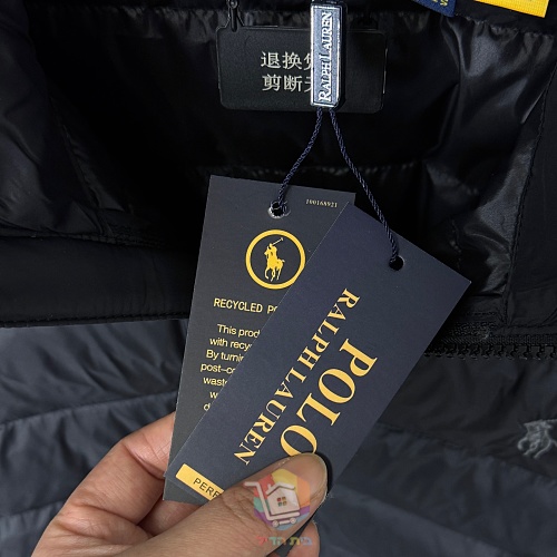 מעיל פוך Polo Ralph Lauren Colden Packable שנארז לכיס, עם צווארון עומד או קפוצ'ון, כחול כהה או שחור, תמונה 6