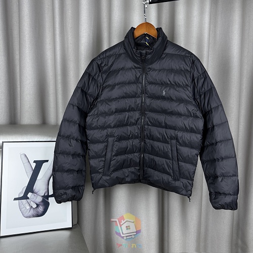 מעיל פוך Polo Ralph Lauren Colden Packable שנארז לכיס, עם צווארון עומד או קפוצ'ון, כחול כהה או שחור, תמונה 8