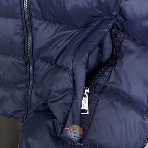 מעיל פוך Polo Ralph Lauren Colden Packable שנארז לכיס, עם צווארון עומד או קפוצ'ון, כחול כהה או שחור, תמונה 19