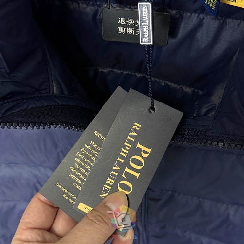 מעיל פוך Polo Ralph Lauren Colden Packable שנארז לכיס, עם צווארון עומד או קפוצ'ון, כחול כהה או שחור, תמונה 21