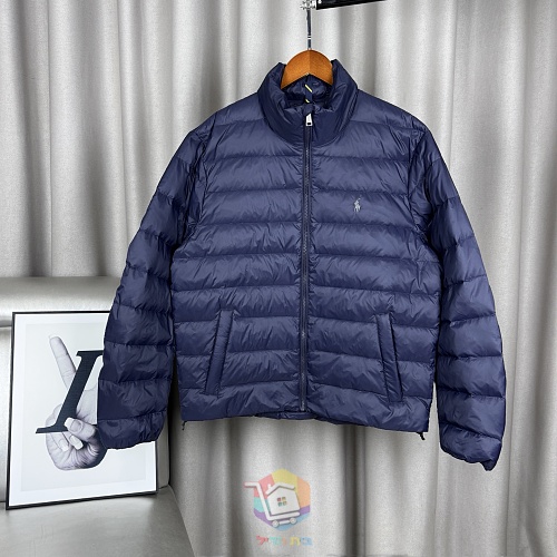 מעיל פוך Polo Ralph Lauren Colden Packable שנארז לכיס, עם צווארון עומד או קפוצ'ון, כחול כהה או שחור, תמונה 23
