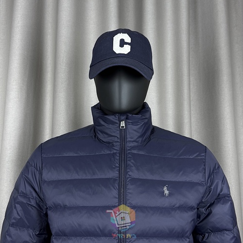 מעיל פוך Polo Ralph Lauren Colden Packable שנארז לכיס, עם צווארון עומד או קפוצ'ון, כחול כהה או שחור, תמונה 28