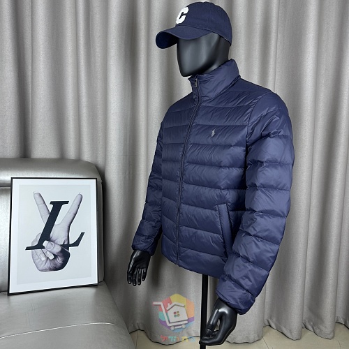 מעיל פוך Polo Ralph Lauren Colden Packable שנארז לכיס, עם צווארון עומד או קפוצ'ון, כחול כהה או שחור, תמונה 29