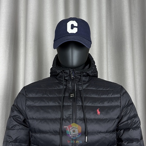 מעיל פוך Polo Ralph Lauren Colden Packable שנארז לכיס, עם צווארון עומד או קפוצ'ון, כחול כהה או שחור, תמונה 44