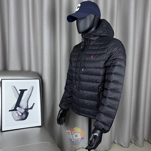 מעיל פוך Polo Ralph Lauren Colden Packable שנארז לכיס, עם צווארון עומד או קפוצ'ון, כחול כהה או שחור, תמונה 45