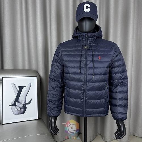 מעיל פוך Polo Ralph Lauren Colden Packable שנארז לכיס, עם צווארון עומד או קפוצ'ון, כחול כהה או שחור, תמונה 62