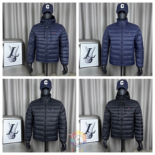 מעיל פוך Polo Ralph Lauren Colden Packable שנארז לכיס, עם צווארון עומד או קפוצ'ון, כחול כהה או שחור, תמונה 64