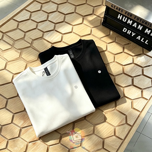 סווטשירט lululemon עם צווארון עגול, לבן או שחור, תמונה 7