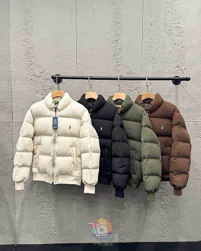 מעיל פוך Polo Ralph Lauren עם צווארון עומד, בארבעה גוונים, תמונה 18