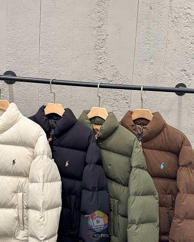 מעיל פוך Polo Ralph Lauren עם צווארון עומד, בארבעה גוונים, תמונה 19