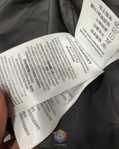 מעיל פוך Burberry עם קפוצ'ון, שחור, תמונה 2