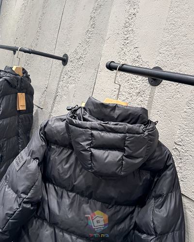 מעיל פוך Burberry עם קפוצ'ון, שחור, תמונה 4
