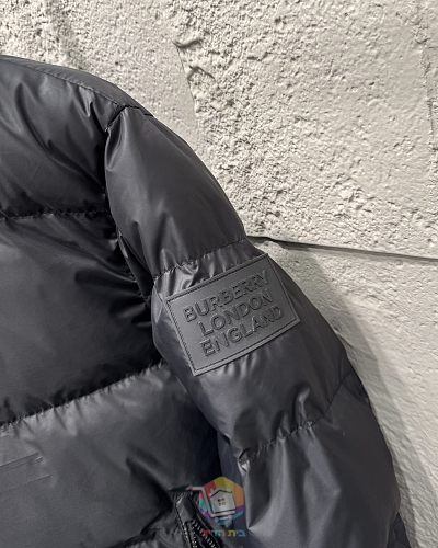 מעיל פוך Burberry עם קפוצ'ון, שחור, תמונה 17