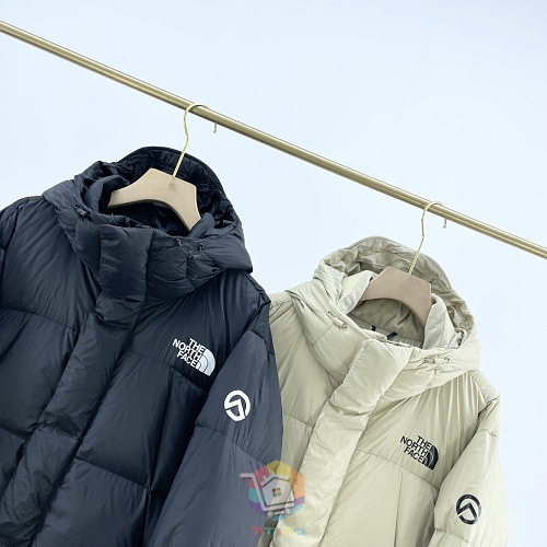 מעיל פוך The North Face עם קפוצ'ון, שחור או בז', תמונה 5