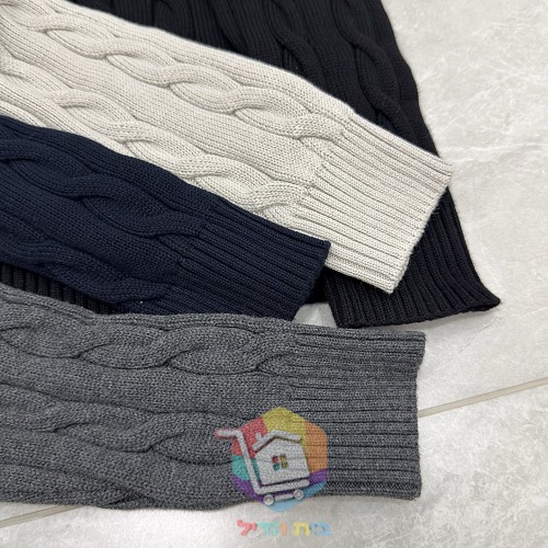 Maglione a trecce con mezza zip Polo Ralph Lauren, quattro colori 6