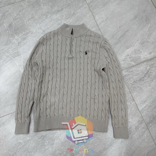 Maglione a trecce con mezza zip Polo Ralph Lauren, quattro colori 8