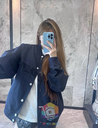 ג'קט Louis Vuitton LV Lovers Bomber, כחול כהה 3