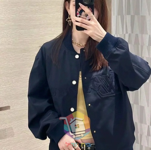 ג'קט Louis Vuitton LV Lovers Bomber, כחול כהה 5