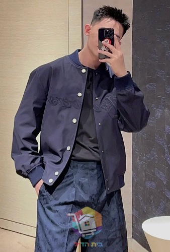 ג'קט Louis Vuitton LV Lovers Bomber, כחול כהה 6