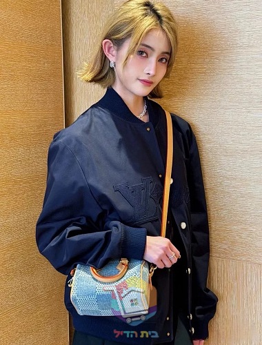 ג'קט Louis Vuitton LV Lovers Bomber, כחול כהה 9