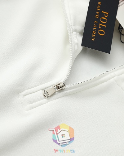 סווטשירט Polo Ralph Lauren עם רוכסן קצר, ארבעה גוונים 5