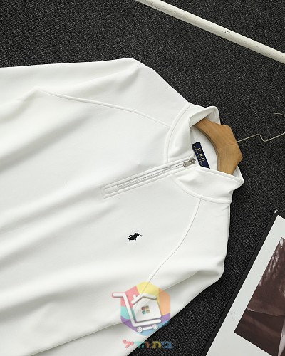 סווטשירט Polo Ralph Lauren עם רוכסן קצר, ארבעה גוונים 8