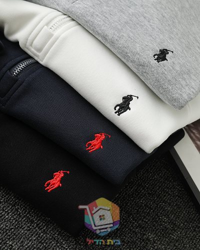 סווטשירט Polo Ralph Lauren עם רוכסן קצר, ארבעה גוונים 12