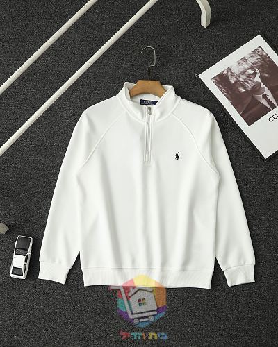 סווטשירט Polo Ralph Lauren עם רוכסן קצר, ארבעה גוונים 13