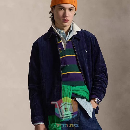 ז'קט קורדרוי Polo Ralph Lauren, בורדו, חום בהיר, כחול כהה 2