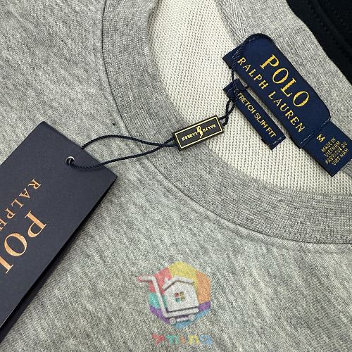 סווטשירט Polo Ralph Lauren The RL Fleece, אפור, כחול כהה או שחור, תמונה 4