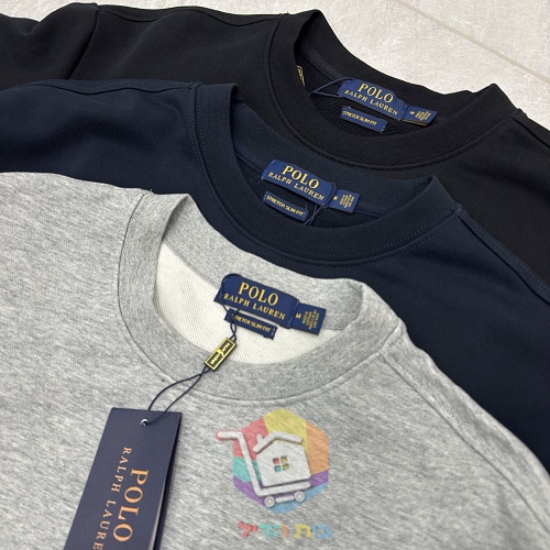 סווטשירט Polo Ralph Lauren The RL Fleece, אפור, כחול כהה או שחור, תמונה 5