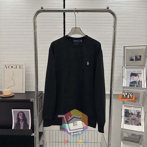 סווטשירט Polo Ralph Lauren The RL Fleece, אפור, כחול כהה או שחור, תמונה 7
