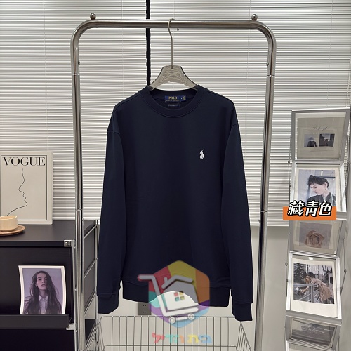 סווטשירט Polo Ralph Lauren The RL Fleece, אפור, כחול כהה או שחור, תמונה 8