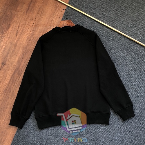 סווטשירט Gucci עם לוגו מובלט, שמנת, שחור 15