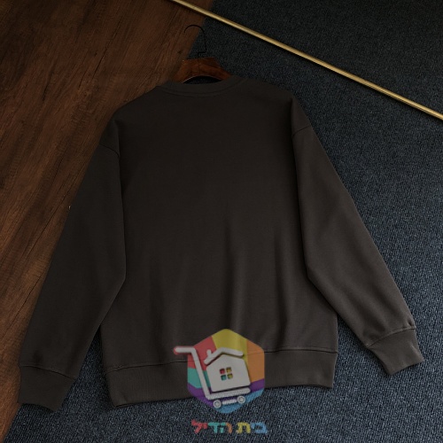 סווטשירט Moncler עם לוגו גדול, שחור, חום, שמנת 17