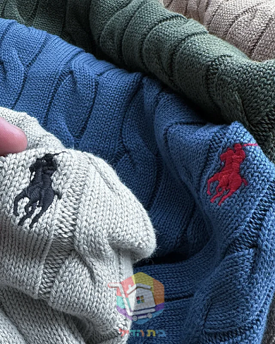 Pullover Polo Ralph Lauren mit Zopfmuster in sieben Farben 13
