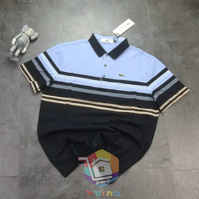 Poloshirt Lacoste mit gestrickten Streifen