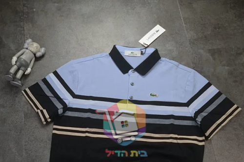 Poloshirt Lacoste mit gestrickten Streifen 2