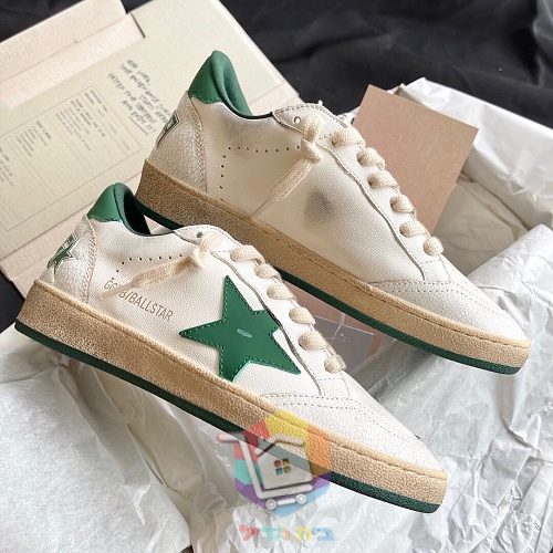 Golden Goose Ball Star mit grünem Stern 5