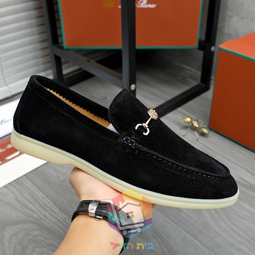 נעלי מוקסין Loro Piana Summer Walk מזמש בשני גוונים 5