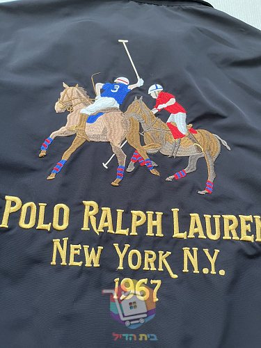 ז'קט Polo Ralph Lauren מניילון, שחור 5