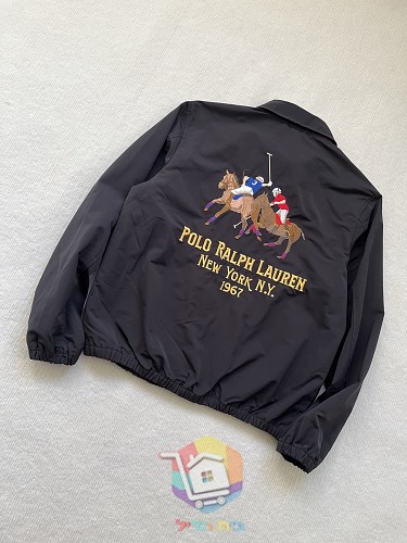 ז'קט Polo Ralph Lauren מניילון, שחור 9